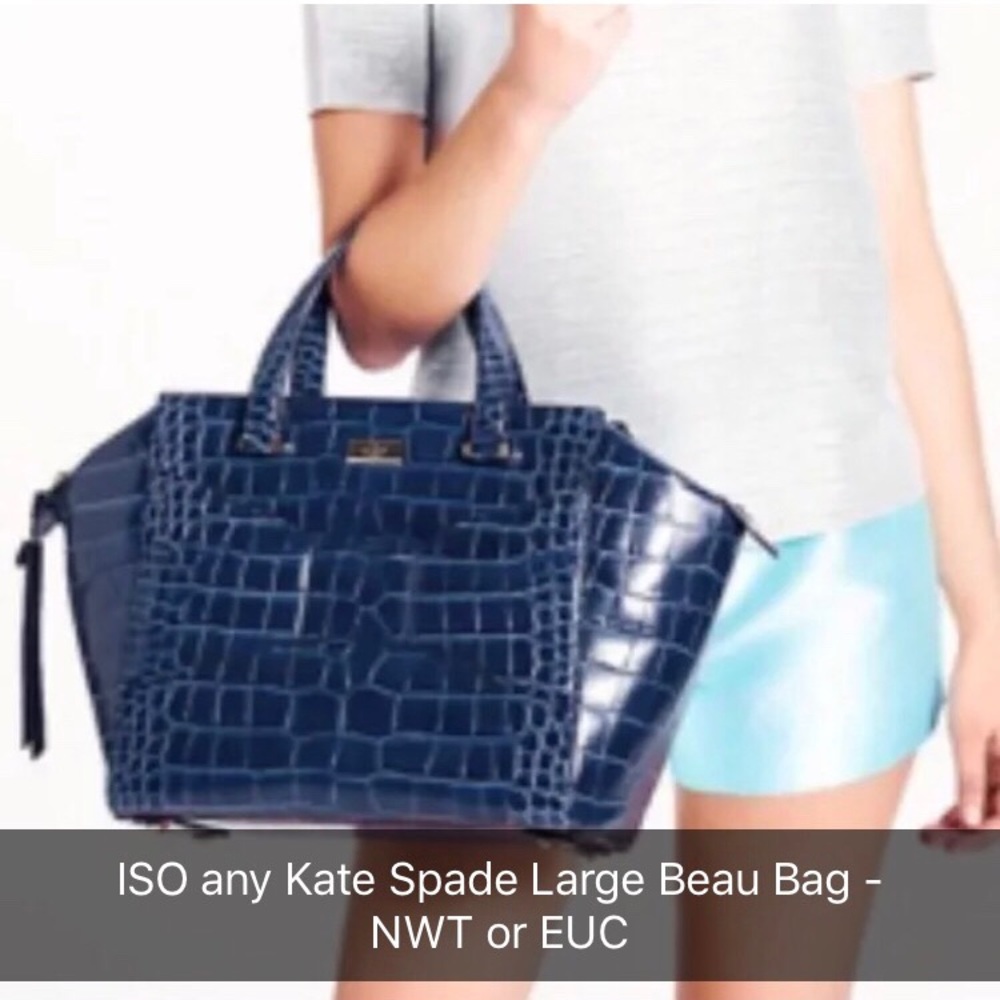 ISO any Kate Spade Large Beau Bag